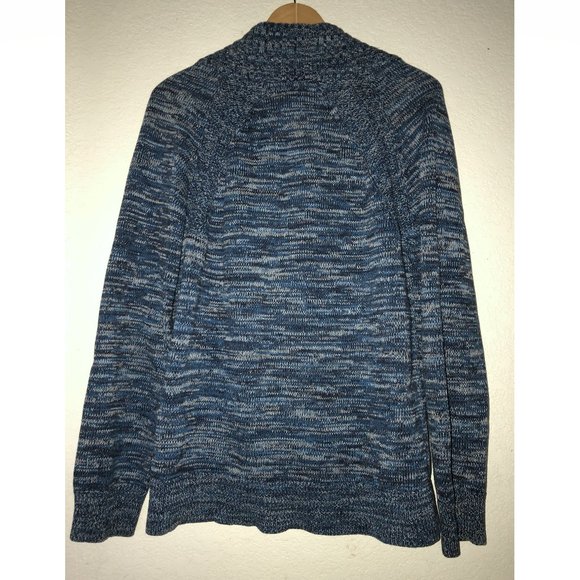 Vintage Marled Shawl Cardigan (Blue) - Picture 4 of 9